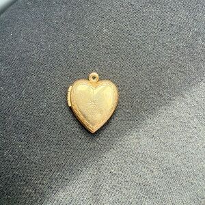 Gold Heart Locket Pendant 18k GE
